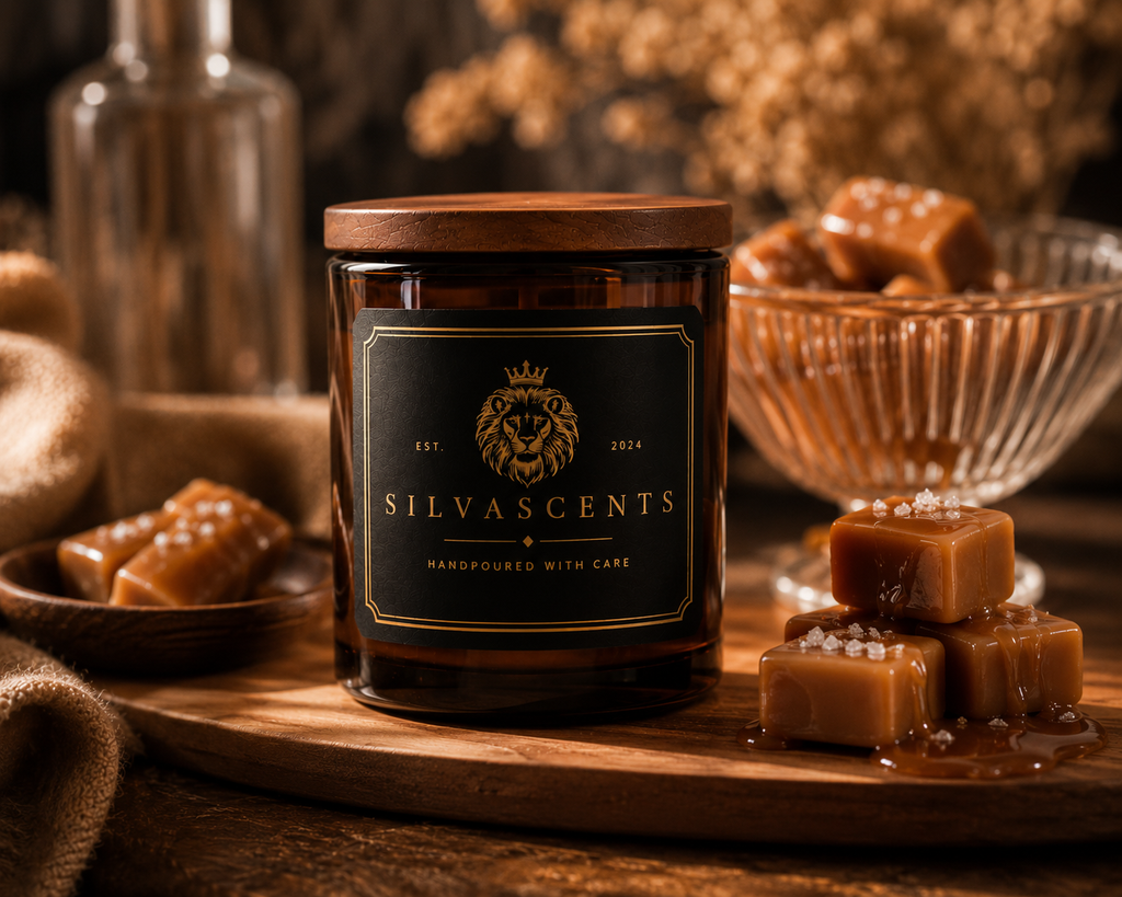 Golden Ember luxury candle