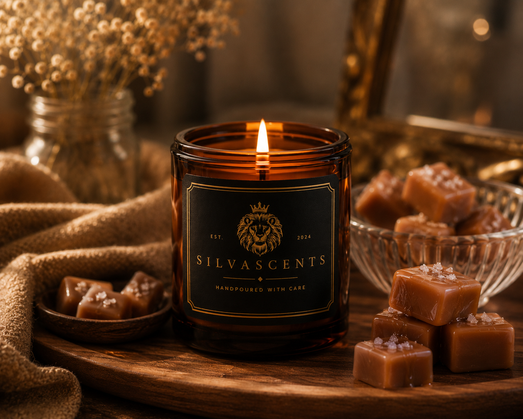 Golden Ember luxury candle